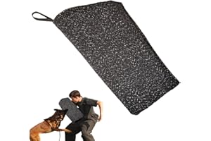 CUCUFA Protection d'entraînement des manches de morsure de chien, manche de protection contre la morsure, manche de bras d'entraînement pour chiens, manche de protection interactive de la morsure résistante