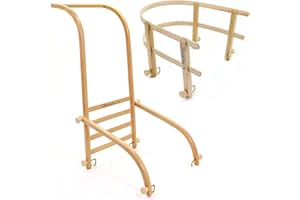 HOLZFEE / VT-SPORT Holzfee Schlittenlehne Schiebelehne | Lehne + Schieber aus Buchenholz