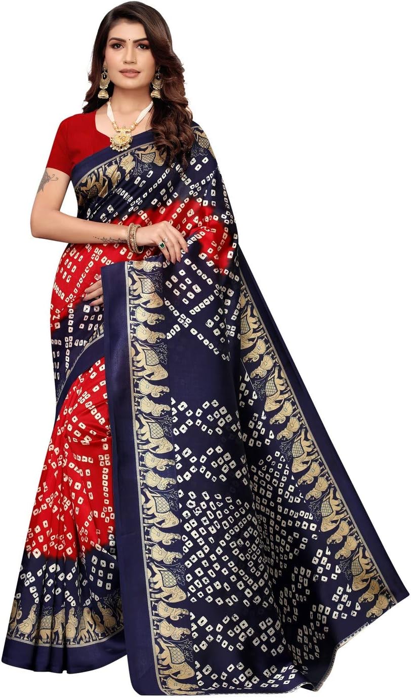TDC Games Women's Silk Blend Saree