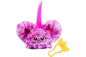 HASBRO Furby Furblets Miniaturowy przyjaciel Hip-Bop, ponad 45 dźwięków, muzyka hip hop i frazy w j. furbijskim, elektroniczne zabawki pluszowe dla dziewczynek i chłopców w wieku 6 lat i starszych