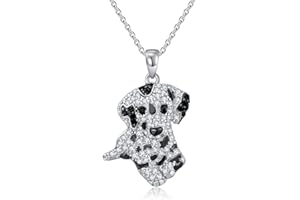 SELKAT Dog Necklaces 24 Breeds of Dogs Necklaces S925 Sterling Silver Dog pendant Corgi/Husky/Labrador/Shepherd Dog Necklaces for Women Girls gifts