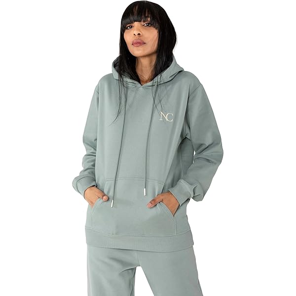 Wholsale Nina Carter joggingpak met capuchon en wijde broekspijpen F020 F023 voor je winkel