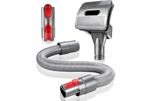 CHUANCHENG Kits de cepillos de aseo para perros Dyson V7 V8 V10 V11 piezas de aspiradora de animales, cepillo de pelo + manguera de extensión + adaptador