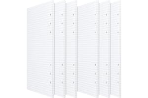 ZEONHEI 270 arkuszy papieru A5, do kwadratu, 6 otworów, papier uzupe?niaj?cy, papier do wielokrotnego nape?niania, do notatnika A5, pami?tnika, szkicu, DIY, 6 szt