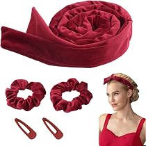 Heatless Curls Lockenband – Samt, Für Mittellanges Bis Langes Haar, Locken Ohne Hitze über Nacht