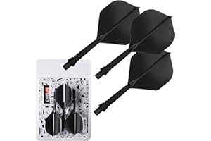 CyeeLife Aste per Freccette e Freccette Integrate Personalizzate,Set di 3 Pezzi,Nero/Rosso/Blu/Verde/Giallo