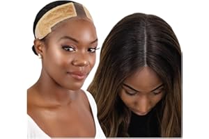 MILANO COLLECTION Milano Original Lace WiGrip Comfort Band, Velvet Wig Grip Band, Adjustable Non-Slip Headband for Wigs, Ideal for Hair Loss, Cosplay, Chemotherapy Patients, Fits Any Head Size, Nude