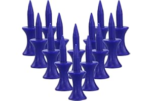 JRSHIRLEYLTD Lot de 150 tees de golf en plastique - Bleu - 38 mm - Longs - Durables - Graduation de 1-1/2"