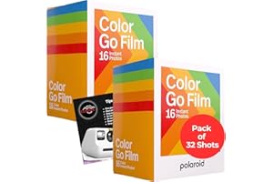 Go Color Film Bundle for Polaroid Camera (Pack of 32 Shots) - Compatible with Polaroid Go, not I-Type or 600 Cameras - Clikoze Instant Cameras Tips Card Included