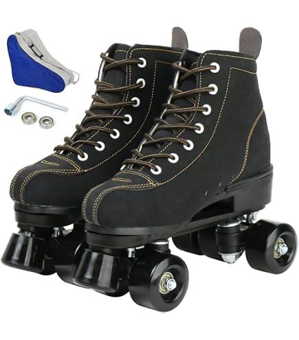 Quad Outdoor Skates RD Elite Glidr - White/Black Mens 6 Womens 7 Outdoor Skating Quad Roller Skates