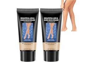 Sitovely Leg and Body Makeup Foundation, Body Coverage Tattoo Concealer, Waterproof Leg & Body Tattoo Scar Cover up, Covers Varicose Veins for All Skin Tones (B, M)