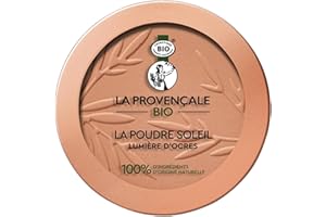 La Provençale Bio - La Poudre Soleil Lumière d'Ocres Certifiée Bio - Poudre Bronzante pour le Visage - 100% d'Ingrédients d'Origine Naturelle - Pour Tous Types de Peaux - Teinte : Clair (01)