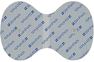 StimPads Sixpack elettrodi per TENS elettrostimolatore muscolare (1) 95X150mm con doppia connessione a pin 2mm - Buona adesione e conducibilità elettrodi - Dispositivo medico certificato da Motron NV