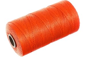 Paracord Planet Braided Nylon Mason Line - Moisture, Oil, Acid, Rot Resistant - Twine String for Marine, Masonry, Crafting, Gardening Uses