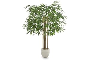 Maia Shop | Bambù | Bambù Artificiale | Piante Finte | Misure: 105 x 70 cm | Piante Finte da Interno | Pianta Artificiali | Albero | Decorazioni casa