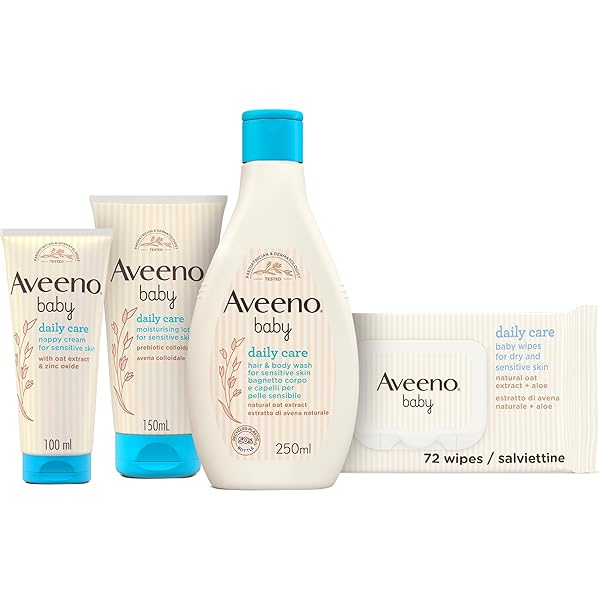 Aveeno Baby Bagnetto Corpo E Capelli - Detergente Delicato Per Pelli Sensibili, Senza Solfati