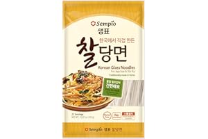 Sempio - Tallarines de Cristal de Tapioca para Japchae. Paquete de 450g