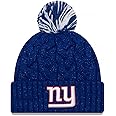 New Era Women's NFL Official Cozy Cable Knit Cuff Pom Beanie Hat