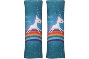 SYMPHONYW 2 almohadillas protectoras para cinturón de seguridad, diseño de dinosaurio, para niños, niños, color verde