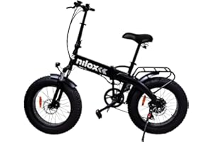 ‎NILOX Nilox E Bike X4, Elektro Fahrrad, Schwarz, One Size