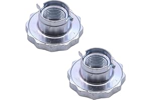 HAOTOM 2X M16x1,5mm Tuerca de eje de transmisión delantera Para VW Polo 9N 6R Fox Para SKODA Fabia Rapid Roomster Para AUDI A1 A2 Para SEAT Arona Cordoba Ibiza Toledo 6Q0407396C