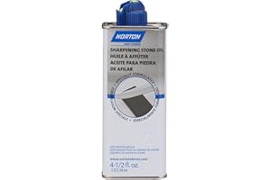 NORTON ABRASIVES - ST. GOBAIN Norton Knife Sharpener Stone Oil for Tool and Knife Sharpening Stone, 4.5 OZ