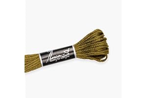 Premium Embroidery Thread Luca-S, 100% Giza Cotton, Oeko TEX Certified Stranded Cotton - 327 / DMC 830 / Anchor 277