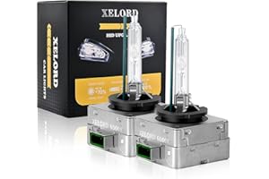‎XELORD XELORD D3S Xenon Brenner Scheinwerferlampe 6000K Diamond Weißlicht 35W HID Fahrzeugscheinwerferbirne12V (2 Lampen)