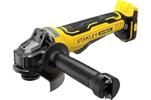 STANLEY FATMAX, Smerigliatrice Angolare Brushless V20 18V Unità senza Batteria e Caricabatterie, in Scatola di Cartone. SFMCG700B-XJ