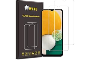 WFTE [2-Pack Protector de Pantalla para Samsung Galaxy A13 5G/4G/A04S/A04,9H,Huellas Dactilares Libre,Sin Burbujas,Cristal Templado Samsung Galaxy A13 5G/4G/A04S/A04