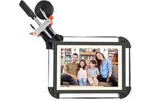 YOYIAG Tendeur de cadre - Pince de cadre - Outil unique : tendeur de bande - Cadre photo - Tendeur de bords - Jig - Serre-cadre avec 4 mâchoires et 4 m de sangle en nylon - Pour coller et vis - Cadre