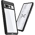 Ghostek COVERT Google Pixel 7 Case Clear with Ultra Slim Thin Design and Non-Slip Grip Bumper Supports Wireless Charging Shock Protective Phone Cover Designed for 2022 Google Pixel7 (6.3 Inch) (Black)