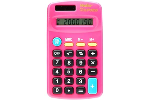 Helix Calculatrice Calculatrice de Base. Rose