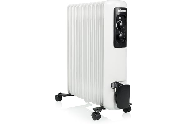 Tristar radiateur à bain d'huile KA-5181-3 réglages de chauffe - Thermostat réglable -2 000 W max - 11 ailettes