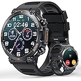 Smartwatch Uomo Orologio, 1.39" Fitness Militari Smart Watch Tracker di attività con Le Chiamate Bluetooth, 120+ modalità Spo