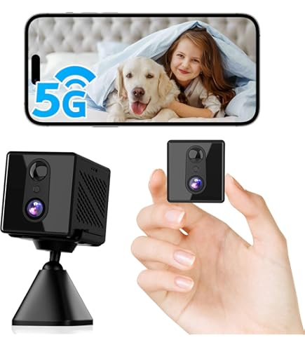 Mini Überwachungskamera 1080P Full HD Mit WLAN - Akkubetrieben Mit Bewegungsmelder Für Zuhause & Büro