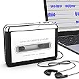 Microware ezcap USB Cassette Capture Cassette Tape-to-MP3 Converter into Computer PC, Laptop Stereo HiFi Sound Quality Mega Bass Audio Music Player with Earphone
