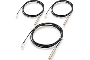 3pcs NTC 10K Digital Temperature Sensor Waterproof Probe Thermal Thermometer 3950 Thermistor 1 Metre - UMTMedia®