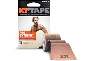 KT Tape Pro Extreme Ruban de kinésiologie: 2 in. Largeur (Titan Tan)