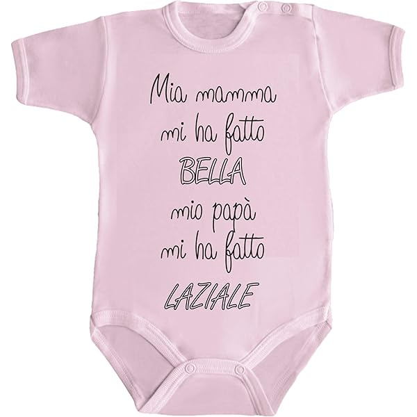 Body Manica Corta Per Neonato | Pigiamino Con Scritta 'Mia Mamma Mi Ha Fatto Bello' | Qualità Made In Italy - Foto 9