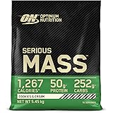 Optimum Nutrition Serious Mass Proteine in Polvere ad Alto Contenuto Calorico per Aumento Peso, con 25 Vitamine e Minerali, C
