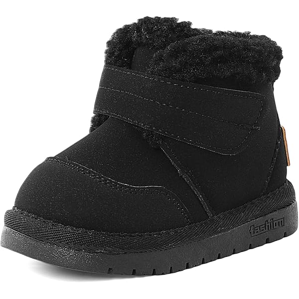 LACOFIA Winterlaarzen voor meisjes, warme laarzen, sneeuw, kinderen, winterschoenen, voering met rubberen antislipzool, 20-25 EU, Khaki (stad), 21 EU