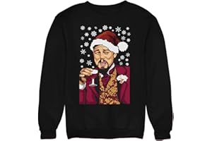 NexGen Leo Dicaprio Meme Christmas Jumper Adults & Kids Novelty Merry Christmas Sweatshirt Funny Xmas Present Unisex Sweater