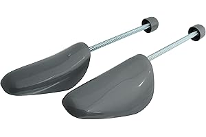 Incutex Embauchoir à chaussures en plastique, variable jusqu'à la taille 44, gris