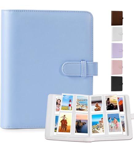 Album Foto Per Fujifilm Instax Mini | Contiene 108 Foto, Design Nero Elegante - Foto 8