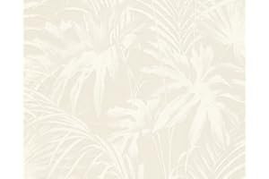 A.S. Création papel pintado Soraya crema blanco 10,05 m x 0,53 m 305883