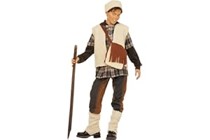 W WIDMANN MILANO Party Fashion - costume da pastore per bambini, presepe, pastore, costumi di carnevale