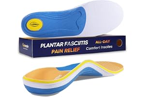 Footmaster ortopediska innersulor för fotvalvsstöd, plantarfasciit, platta fötter, hälsporreinlägg, hälsmärtor för damer och herrar