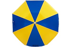 BANZ UV-Foldabrella, blau/gelb, 180cms, Nautisch