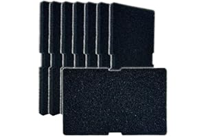 S YTALAND 8 piezas de filtros de secador, piezas de repuesto para secador Beko/Grundig/Blomberg/Elektra Bregenz/Arcelk/Mora/Smeg, filtro de esponja para secadora 240 x 150 x 13 mm